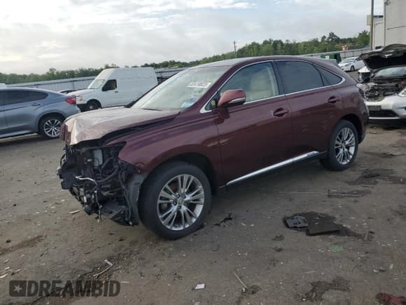 ✅ 2013 Lexus RX 450h • VIN: JTJZB1BA4D2008459 • Lot: 63410825. Listed on Copart with 63,698 mi. Free auction sales archive from the USA and detailed vehicle history report at DreamBid. Image 1.