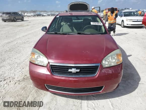 2007 Chevrolet Malibu 1LS with VIN 1G1ZS58F07F192513, listed as a Copart auction lot 77313074 with Not provided miles and Salvage title. Bid and sale history available at DreamBid. Image 5.