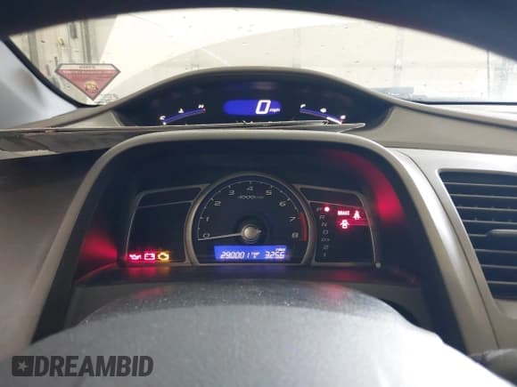 ✅ 2006 Honda Civic DX • VIN: 2HGFG12266H534491 • Lot: 42570102. Wystawiony na IAAI z przebiegiem 290 001 mil. Bezpłatny archiwum sprzedaży aukcyjnych z USA i szczegółowy raport historii pojazdu na DreamBid. Zdjęcie 7.