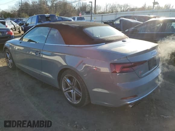 ✅ 2019 Audi S5 Premium Plus • VIN: WAUY4GF50KN001168 • Lot: 70566182. Listed on Copart with 59,827 mi. Free auction sales archive from the USA and detailed vehicle history report at DreamBid. Image 2.
