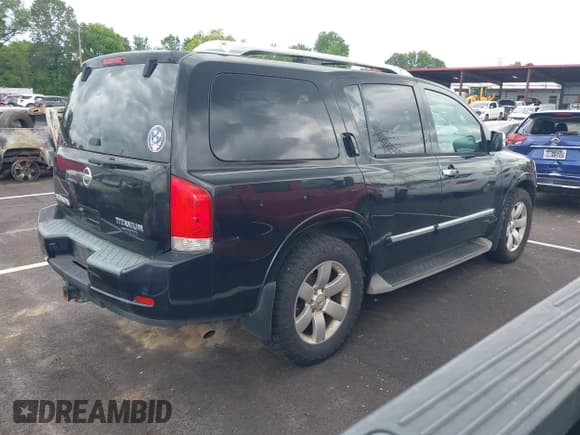 ✅ 2010 Nissan Armada Titanium • VIN: 5N1BA0ND6AN616870 • Lot: 42378878. Listed on IAAI with 226,555 mi. Free auction sales archive from the USA and detailed vehicle history report at DreamBid. Image 4.