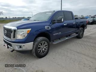 ✅ 2017 Nissan Titan SL • VIN: 1N6BA1F25HN514572 • Lot: 85803054. Listed on Copart with 79,904 mi. Free auction sales archive from the USA and detailed vehicle history report at DreamBid. Image 1.