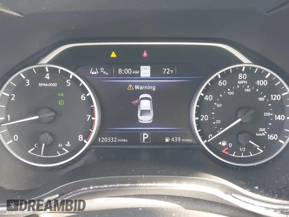 ✅ 2020 Nissan Maxima SR • VIN: 1N4AA6EV5LC385959 • Lot: 43395844. Listed on IAAI with 120,332 mi. Free auction sales archive from the USA and detailed vehicle history report at DreamBid. Image 7.