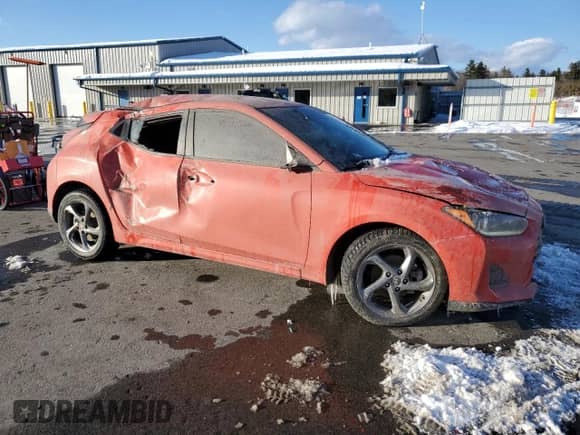 2019 Hyundai Veloster 2.0 z VIN KMHTG6AF3KU009362, wystawiony jako Copart lot #44273685 z przebiegiem 77 991 mil mil oraz Szkoda całkowita • Salvage title. Historia ofert i sprzedaży dostępna na DreamBid. Obrazek 4.