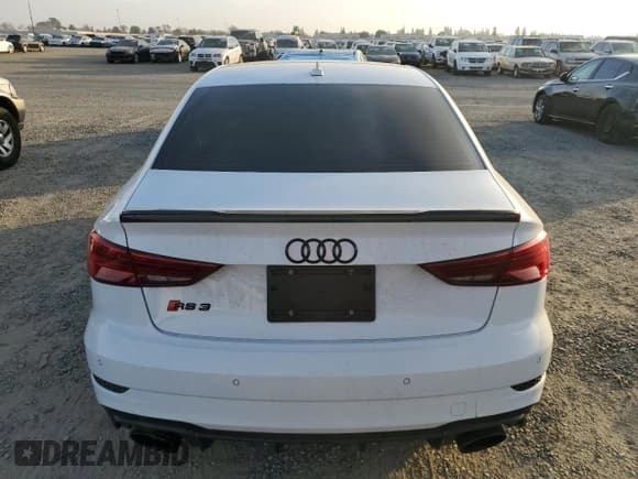 ✅ 2018 Audi RS 3 • VIN: WUABWGFF4J1904136 • Лот: 83492944. Опубликован ранее на Copart с пробегом 38 499 миль. Бесплатный доступ к архиву аукционных продаж из США и подробный отчёт об истории автомобиля на DreamBid. Изображение 6.