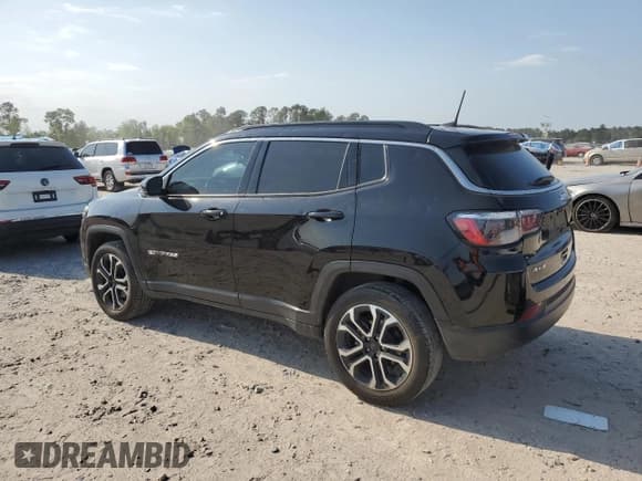 ✅ 2022 Jeep Compass Limited • VIN: 3C4NJDCBXNT196532 • Лот: 52894315. Опубликован ранее на Copart с пробегом 70 045 миль. Бесплатный доступ к архиву аукционных продаж из США и подробный отчёт об истории автомобиля на DreamBid. Изображение 2.