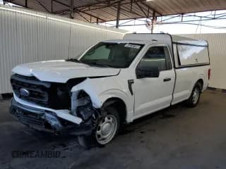 ✅ 2021 Ford F-150 XL • VIN: 1FTMF1CB7MKE08024 • Lot: 93210195. Listed on Copart with 55,452 mi. Free auction sales archive from the USA and detailed vehicle history report at DreamBid. Image 1.