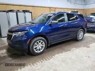 ✅ 2022 Chevrolet Equinox LS • VIN: 3GNAXSEV1NS163182 • Lot: 91823485. Listed on Copart with 29,618 mi. Free auction sales archive from the USA and detailed vehicle history report at DreamBid. Image 1.