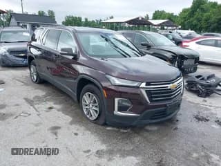 ✅ 2022 Chevrolet Traverse LT Cloth • VIN: 1GNEVGKW2NJ155658 • Лот: 42370554. Опубликован ранее на IAAI с пробегом 59 940 миль. Бесплатный доступ к архиву аукционных продаж из США и подробный отчёт об истории автомобиля на DreamBid. Изображение 1.