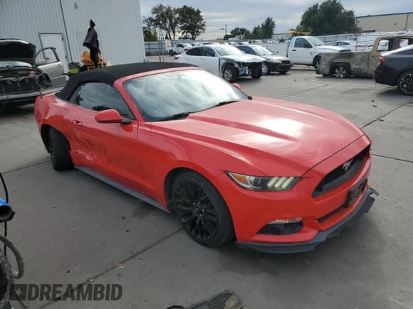 ✅ 2017 Ford Mustang EcoBoost Premium • VIN: 1FATP8UH4H5205932 • Lot: 81948425. Listed on Copart with 142,305 mi. Free auction sales archive from the USA and detailed vehicle history report at DreamBid. Image 4.