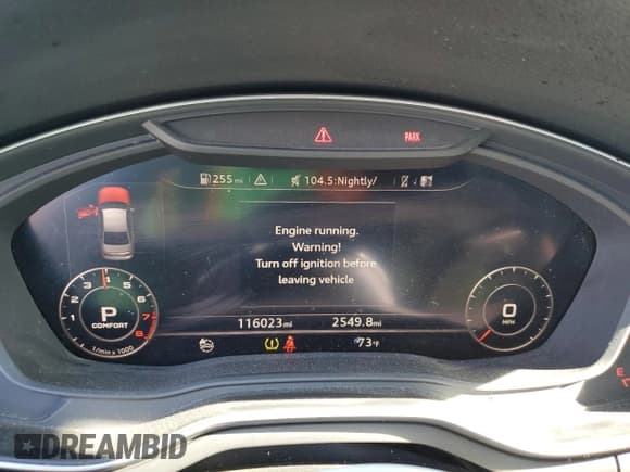 ✅ 2017 Audi A4 Premium Plus • VIN: WAULNAF4XHN022632 • Lot: 91412865. Listed on Copart with 116,023 mi. Free auction sales archive from the USA and detailed vehicle history report at DreamBid. Image 9.