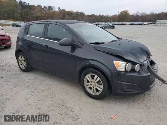 2013 Chevrolet Sonic LT with VIN 1G1JD6SB2D4162018, listed as a Copart auction lot 81661444 with 129,393 mi miles and Salvage title. Bid and sale history available at DreamBid. Image 4.