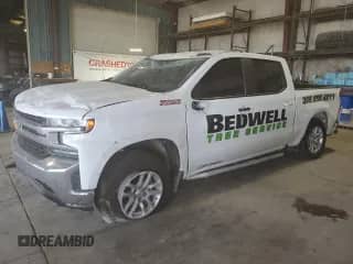 2019 Chevrolet Silverado 1500 LT with VIN 1GCUYDED0KZ143431, listed as a Copart auction lot 85155095 with 175,989 mi miles and Salvage title. Bid and sale history available at DreamBid. Image 1.