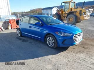 ✅ 2017 Hyundai Elantra SE • VIN: KMHD74LF0HU090853 • Lot: 43607198. Listed on IAAI with 54,332 mi. Free auction sales archive from the USA and detailed vehicle history report at DreamBid. Image 1.