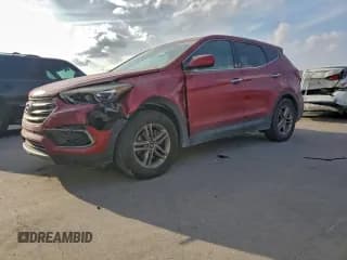 ✅ 2017 Hyundai Santa Fe 2.4L • VIN: 5XYZT3LB7HG394969 • Lot: 93441545. Listed on Copart with 132,070 mi. Free auction sales archive from the USA and detailed vehicle history report at DreamBid. Image 1.