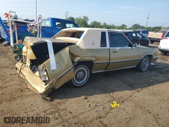 ✅ 1982 Mercury Cougar XR7 • VIN: 1MEBP90D5CH612629 • Lot: 62736845. Listed on Copart with Not provided. Free auction sales archive from the USA and detailed vehicle history report at DreamBid. Image 3.
