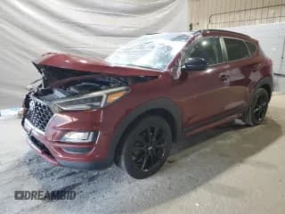 ✅ 2019 Hyundai Tucson Night Edition • VIN: KM8J3CAL7KU018797 • Lot: 85721645. Listed on Copart with Not provided. Free auction sales archive from the USA and detailed vehicle history report at DreamBid. Image 1.