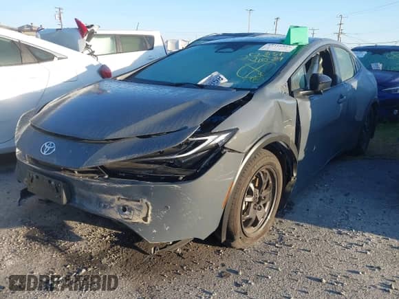 2024 Toyota Prius LE with VIN JTDACAAU6R3046057, listed as a IAAI auction lot 43316816 with 14,220 mi miles and . Bid and sale history available at DreamBid. Image 21.