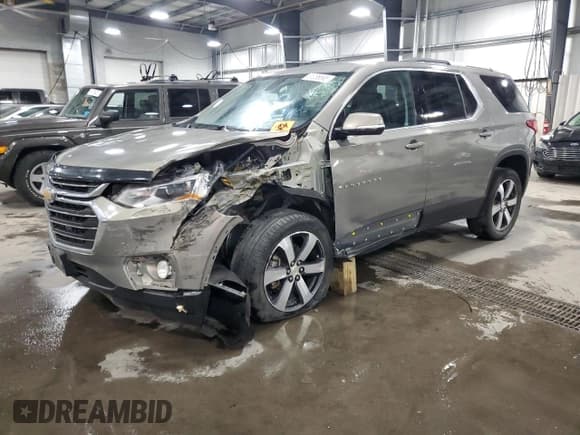 ✅ 2018 Chevrolet Traverse LT • VIN: 1GNEVHKW7JJ112143 • Lot: 81086695. Listed on Copart with 199,471 mi. Free auction sales archive from the USA and detailed vehicle history report at DreamBid. Image 1.