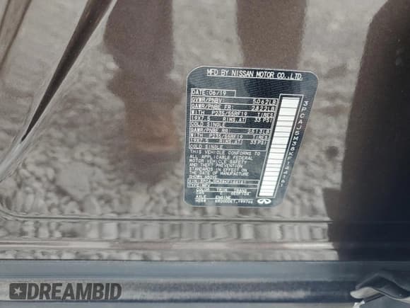 ✅ 2019 Infiniti QX50 Luxe • VIN: 3PCAJ5M38KF144161 • Lot: 81736465. Wystawiony na Copart z przebiegiem 44 949 mil. Bezpłatny archiwum sprzedaży aukcyjnych z USA i szczegółowy raport historii pojazdu na DreamBid. Zdjęcie 13.