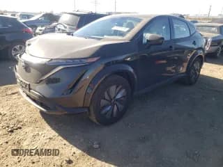 ✅ 2023 Nissan ARIYA Evolve+ • VIN: JN1DF0BB8PM702250 • Лот: 75806133. Опубликован ранее на Copart с пробегом 9 791 миль. Бесплатный доступ к архиву аукционных продаж из США и подробный отчёт об истории автомобиля на DreamBid. Изображение 1.