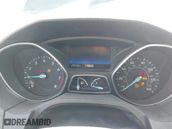 ✅ 2017 Ford Focus Titanium • VIN: 1FADP3J2XHL292836 • Lot: 43530504. Listed on IAAI with 74,713 mi. Free auction sales archive from the USA and detailed vehicle history report at DreamBid. Image 7.