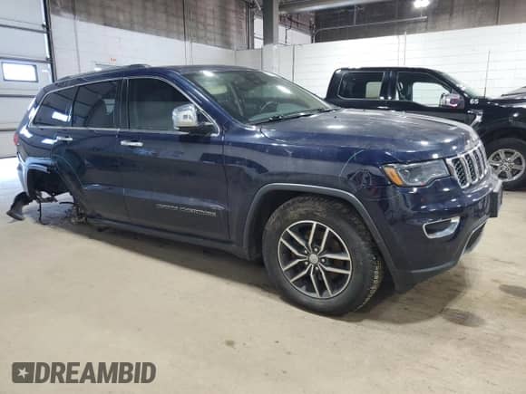 2018 Jeep Grand Cherokee Sterling with VIN 1C4RJFBG1JC294915, listed as a Copart auction lot 81437415 with 109,195 mi miles and Salvage title. Bid and sale history available at DreamBid. Image 4.