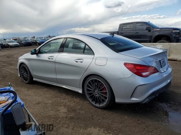 ✅ 2015 Mercedes-Benz CLA 45 AMG • VIN: WDDSJ5CB2FN216868 • Lot: 55498545. Listed on Copart with 67,351 mi. Free auction sales archive from the USA and detailed vehicle history report at DreamBid. Image 2.