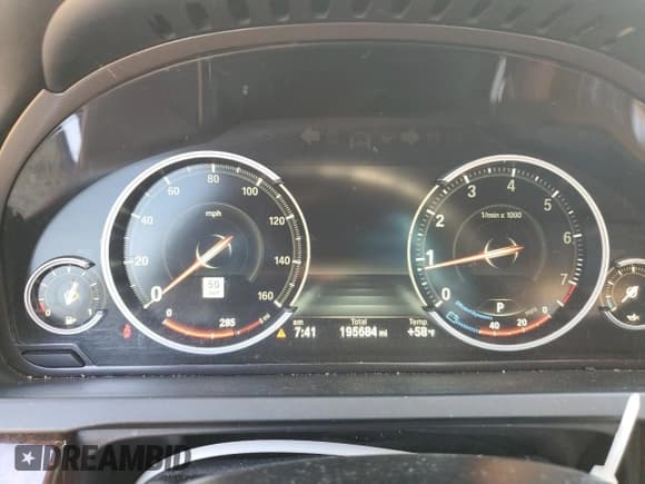 ✅ 2015 BMW 7 Series 750i xDrive • VIN: WBAYB6C52FD225476 • Lot: 70341525. Listed on Copart with 195,684 mi. Free auction sales archive from the USA and detailed vehicle history report at DreamBid. Image 9.