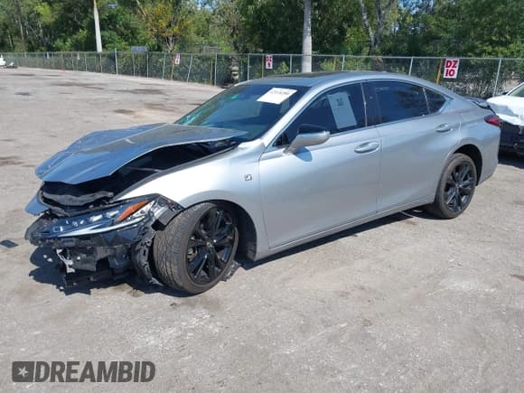 ✅ 2022 Lexus ES 350 F Sport • VIN: 58AGZ1B1XNU126970 • Lot: 42118280. Listed on IAAI with 94,377 mi. Free auction sales archive from the USA and detailed vehicle history report at DreamBid. Image 2.