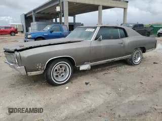 ✅ 1970 Chevrolet Monte Carlo • VIN: 138570B105901 • Лот: 86119715. Опубликован ранее на Copart с пробегом 23 963 миль. Бесплатный доступ к архиву аукционных продаж из США и подробный отчёт об истории автомобиля на DreamBid. Изображение 1.