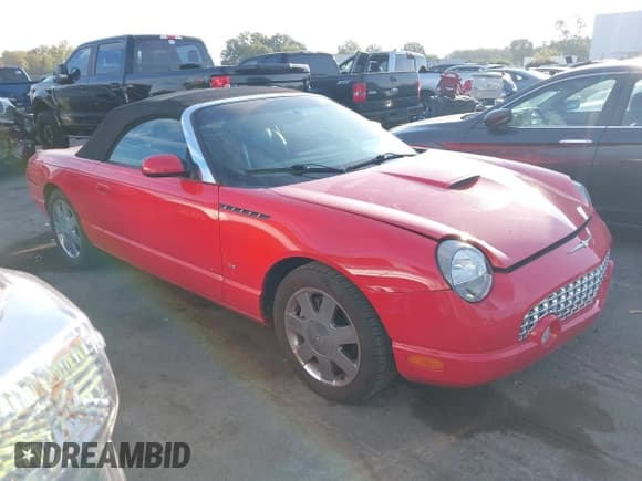 ✅ 2003 Ford Thunderbird Deluxe • VIN: 1FAHP60A13Y110075 • Лот: 43450174. Опубликован ранее на IAAI с пробегом 96 019 миль. Бесплатный доступ к архиву аукционных продаж из США и подробный отчёт об истории автомобиля на DreamBid. Изображение 1.