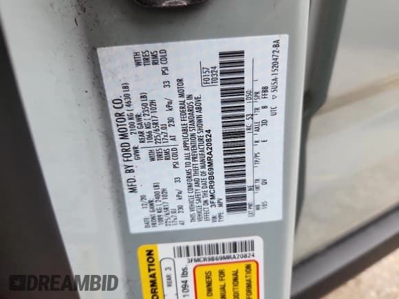 ✅ 2021 Ford Bronco Sport Big Bend • VIN: 3FMCR9B69MRA20824 • Lot: 89899065. Listed on Copart with 49,574 mi. Free auction sales archive from the USA and detailed vehicle history report at DreamBid. Image 13.