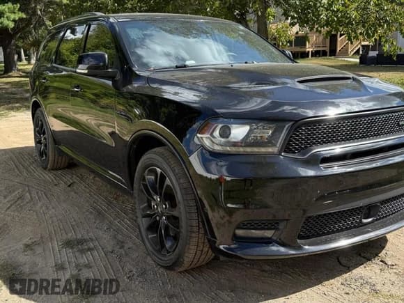 ✅ 2020 Dodge Durango R/T • VIN: 1C4SDJCT3LC230109 • Lot: 83848215. Listed on Copart with 158,124 mi. Free auction sales archive from the USA and detailed vehicle history report at DreamBid. Image 1.