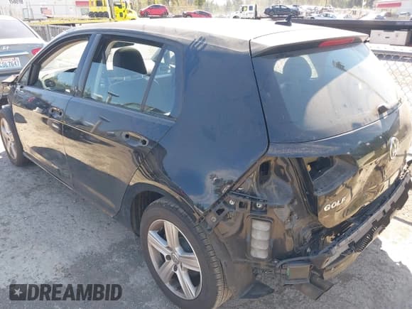 ✅ 2017 Volkswagen Golf S • VIN: 3VW217AU8HM027954 • Lot: 43016388. Listed on IAAI with 52,052 mi. Free auction sales archive from the USA and detailed vehicle history report at DreamBid. Image 3.