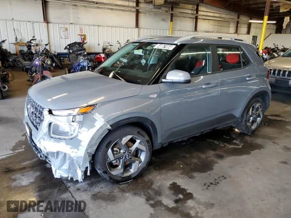 2021 Hyundai Venue SEL with VIN KMHRC8A37MU116439, listed as a Copart auction lot 64867464 with 57,373 mi miles and Clean title. Bid and sale history available at DreamBid. Image 1.