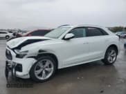 ✅ 2022 Audi Q8 Premium Plus • VIN: WA1BVBF15ND019434 • Lot: 55276995. Listed on Copart with 20,589 mi. Free auction sales archive from the USA and detailed vehicle history report at DreamBid. Image 1.