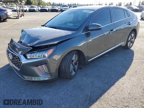 2022 Hyundai Ioniq Limited с VIN KMHC05LCXNU275127, выставлен на аукционе Copart как лот 85595454 с пробегом 93 524 миль миль и Списание • Salvage title. История ставок и продаж доступна на DreamBid. Изображение 1.