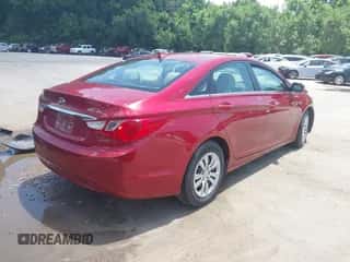 2012 Hyundai Sonata GLS with VIN 5NPEB4AC5CH482777, listed as a IAAI auction lot 42612616 with 99,704 mi miles and . Bid and sale history available at DreamBid. Image 4.