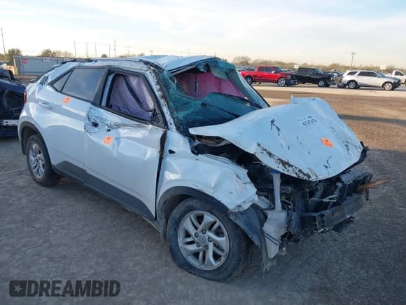 ✅ 2020 Hyundai Venue Denim • VIN: KMHRC8A3XLU045199 • Lot: 41347676. Listed on IAAI with 80,319 mi. Free auction sales archive from the USA and detailed vehicle history report at DreamBid. Image 1.