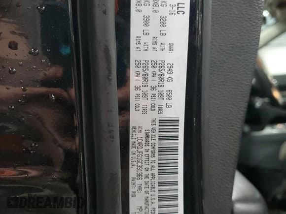 ✅ 2016 Dodge Durango Special Service • VIN: 1C4RDJFG1GC391366 • Lot: 44430545. Wystawiony na Copart z przebiegiem 154 286 mil. Bezpłatny archiwum sprzedaży aukcyjnych z USA i szczegółowy raport historii pojazdu na DreamBid. Zdjęcie 14.