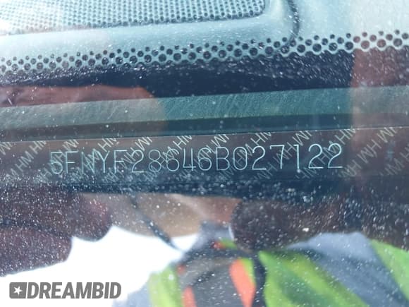 ✅ 2006 Honda Pilot EX-L • VIN: 5FNYF28646B027122 • Lot: 43010826. Listed on IAAI with 144,501 mi. Free auction sales archive from the USA and detailed vehicle history report at DreamBid. Image 9.