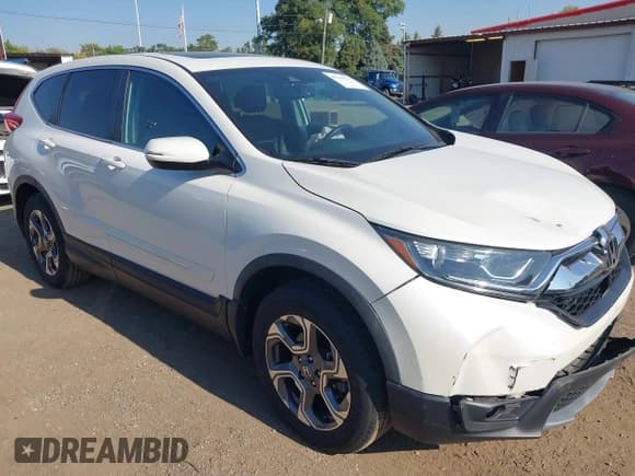✅ 2017 Honda CR-V EX-L • VIN: 5J6RW2H84HL016024 • Lot: 43245227. Listed on IAAI with 51,580 mi. Free auction sales archive from the USA and detailed vehicle history report at DreamBid. Image 1.