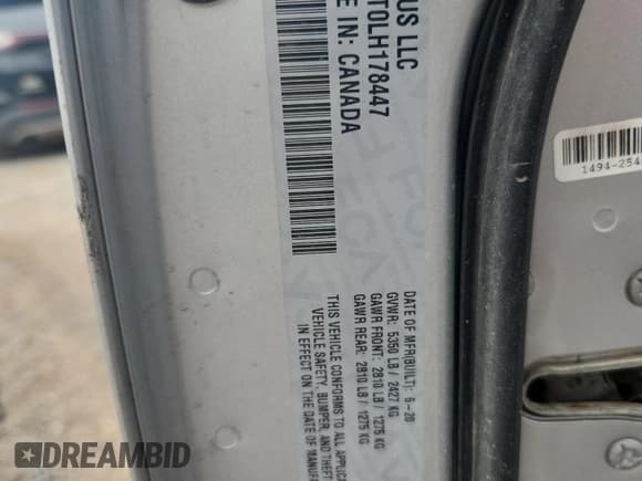 ✅ 2020 Chrysler 300 S • VIN: 2C3CCABT0LH178447 • Лот: 63339415. Опубликован ранее на Copart с пробегом 103 203 миль. Бесплатный доступ к архиву аукционных продаж из США и подробный отчёт об истории автомобиля на DreamBid. Изображение 12.