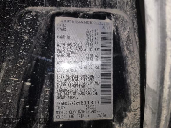 ✅ 2024 Nissan Frontier SV • VIN: 1N6ED1EK7RN611313 • Lot: 41617892. Listed on IAAI with 4,425 mi. Free auction sales archive from the USA and detailed vehicle history report at DreamBid. Image 9.