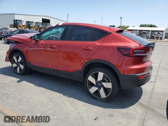 ✅ 2023 Volvo C40 Plus • VIN: YV4ED3GL8P2053746 • Lot: 62003505. Listed on Copart with 13,394 mi. Free auction sales archive from the USA and detailed vehicle history report at DreamBid. Image 2.