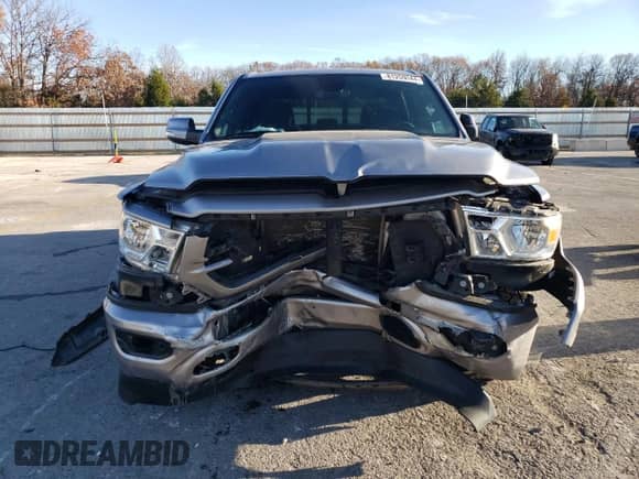 2022 Ram 1500 Lone Star with VIN 1C6SRFFT5NN232761, listed as a Copart auction lot 81259144 with 77,320 mi miles and Salvage title. Bid and sale history available at DreamBid. Image 5.