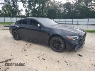 ✅ 2024 Mercedes-Benz AMG GT 43 • VIN: W1K7X5KB0RV000446 • Лот: 65293535. Опубликован ранее на Copart с пробегом 27 010 миль. Бесплатный доступ к архиву аукционных продаж из США и подробный отчёт об истории автомобиля на DreamBid. Изображение 4.