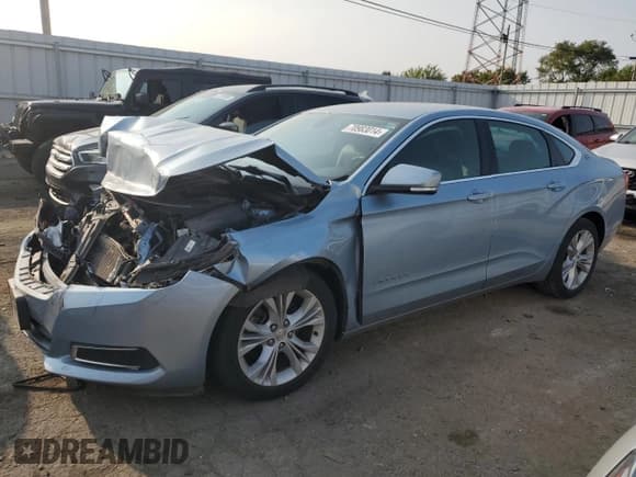✅ 2015 Chevrolet Impala LT • VIN: 1G1125S39FU113183 • Лот: 70983014. Опубликован ранее на Copart с пробегом 93 480 миль. Бесплатный доступ к архиву аукционных продаж из США и подробный отчёт об истории автомобиля на DreamBid. Изображение 1.