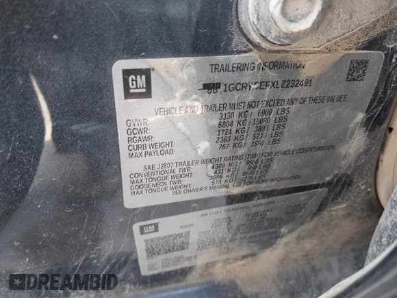 ✅ 2020 Chevrolet Silverado 1500 Custom Trail Boss • VIN: 1GCRYCEFXLZ232491 • Lot: 41579907. Wystawiony na IAAI z przebiegiem 62 258 mil. Bezpłatny archiwum sprzedaży aukcyjnych z USA i szczegółowy raport historii pojazdu na DreamBid. Zdjęcie 9.